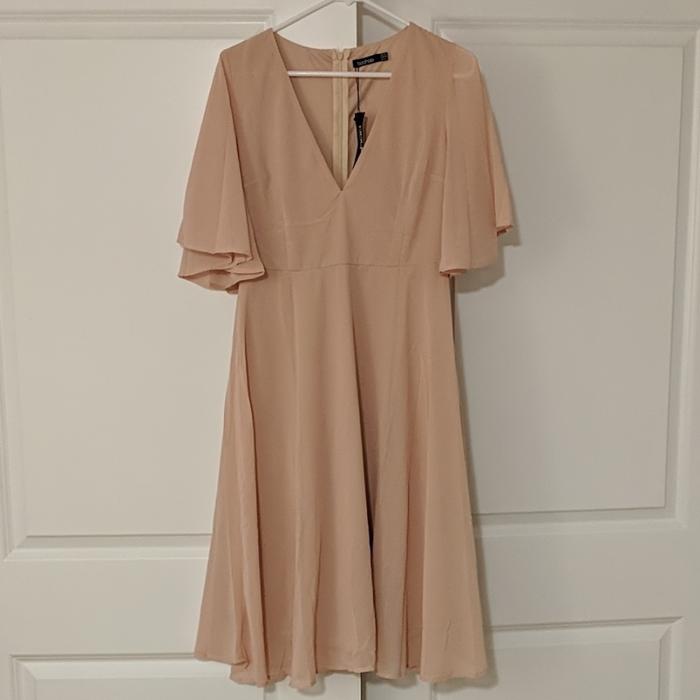 Blush Dress by Boohoo